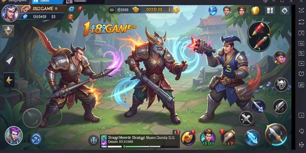 Tampilan gameplay yang menarik dan interaktif di 182GAME.