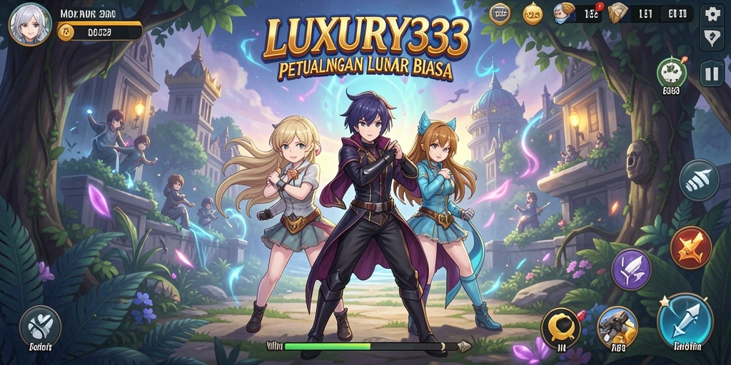 Tampilan gameplay LUXURY333 yang menarik dan penuh petualangan.