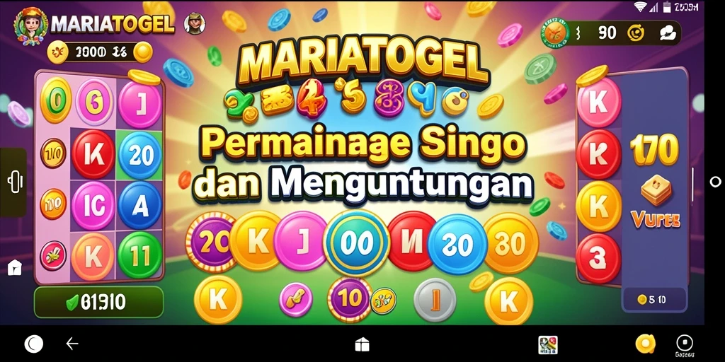 Tampilan gameplay MARIATOGEL dengan suasana Bingo yang seru.