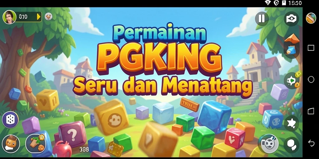 Gameplay menarik dan penuh tantangan dalam PGKING.