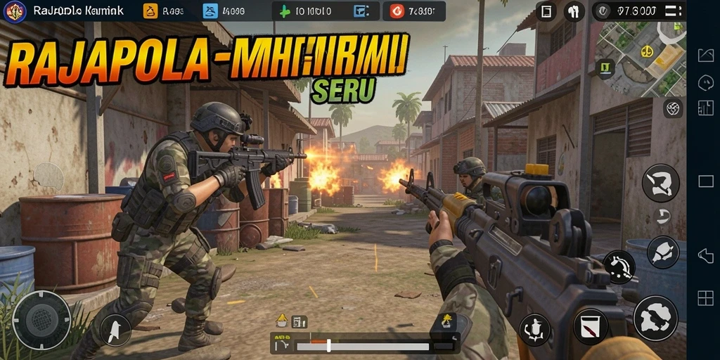 Gameplay RAJAPOLA yang seru dan menegangkan.