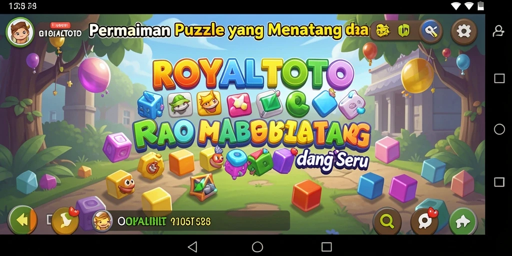 Tampilan gameplay seru dari ROYALTOTO dengan berbagai teka-teki menarik.