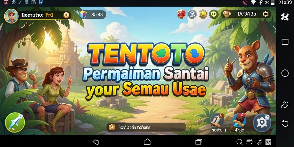 Tangkapan layar gameplay <strong>TENTOTO</strong> yang menunjukkan keseruan permainan.