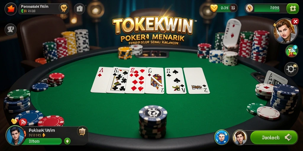 Tampilan utama gameplay TOKEKWIN dengan grafik menawan.