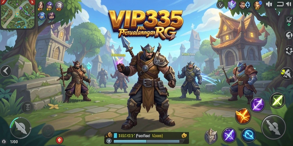 Screenshot gameplay VIP333 memperlihatkan pertarungan epik di dunia RPG yang menakjubkan.