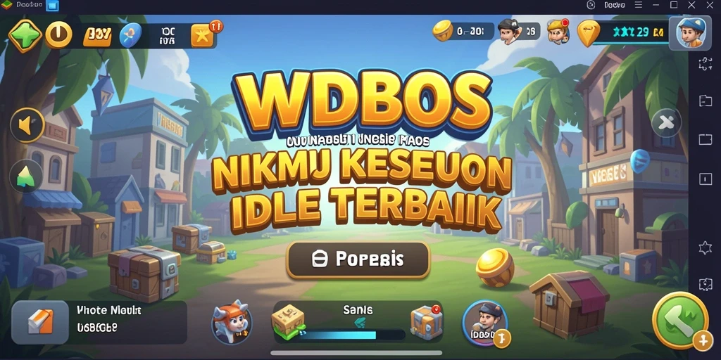 Tampilan gameplay <strong>WDBOS</strong> yang menawan dengan karakter yang lucu.